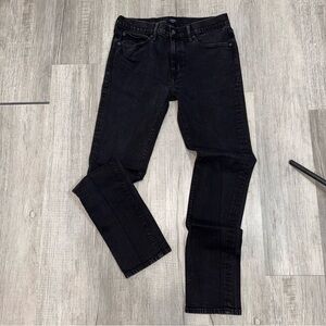 J.CREW Men's Flex Slim Stretch Fit Black/Gray Jeans W32 L34 Style AY517